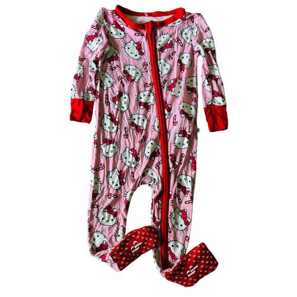 Posh Peanut Hello Kitty Candy Cane Convertible Romper Size 12-18 months VGUC - Picture 2 of 5